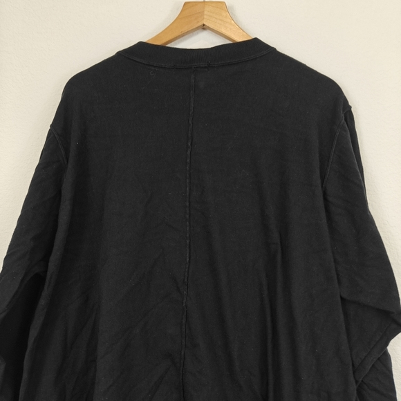 Vintage Mola Art Quilted Embroidered Long Sleeve Shirt Fish Print Size LG - Picture 9 of 11